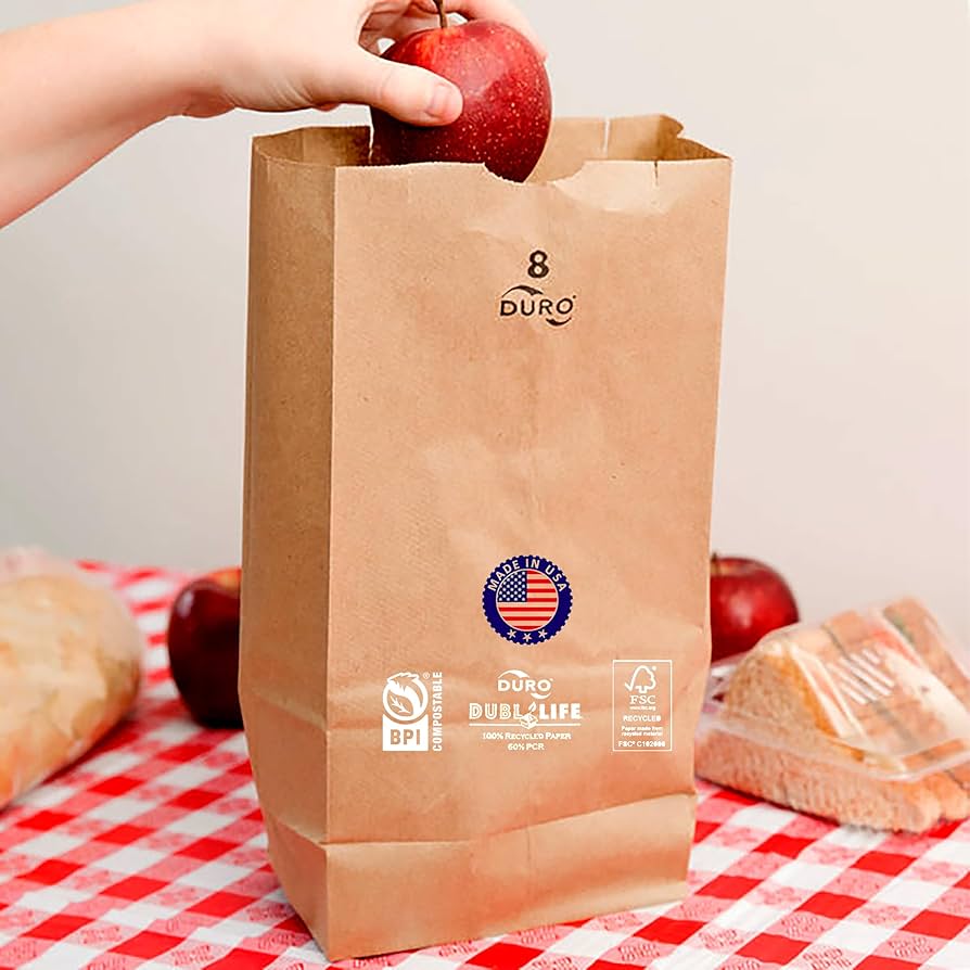 PAPER BAGとPAPER ３個 Amazon.com: Kraft Paper Bags FSC - MADE IN USA (500ct, 8 lb